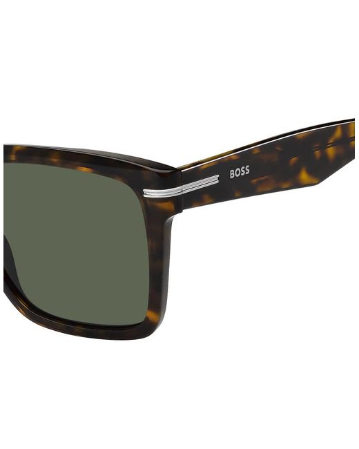 Boss Sunglasses Green Boss Square Sunglasses for men