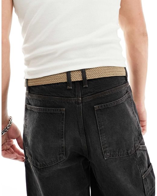 Jack & Jones – webgürtel in Black für Herren