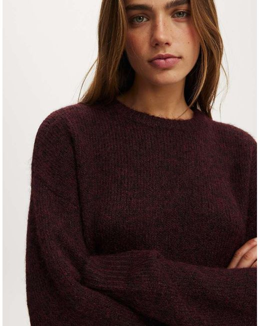 Cotton On Multicolor Luxe Crew Sweater