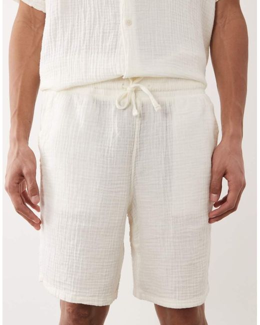 Jack & Jones Natural Textured Shorts for men