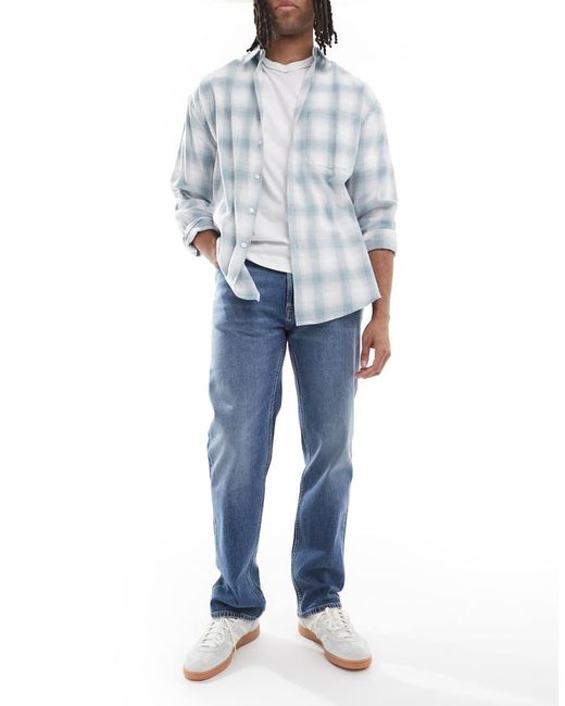 Calvin Klein Blue Standard Straight Jeans for men