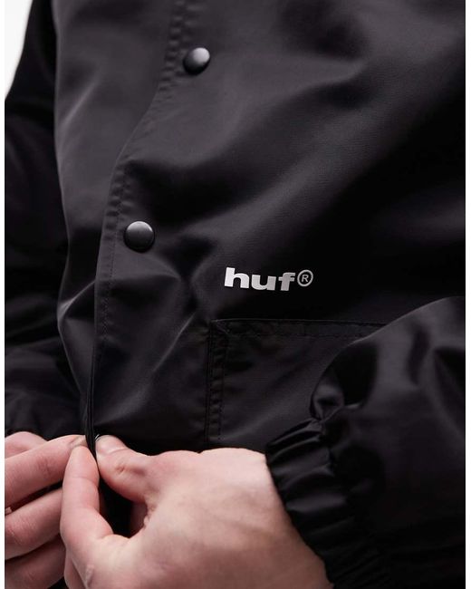 Huf Blue 89 Coaches Button Up Jacket for men