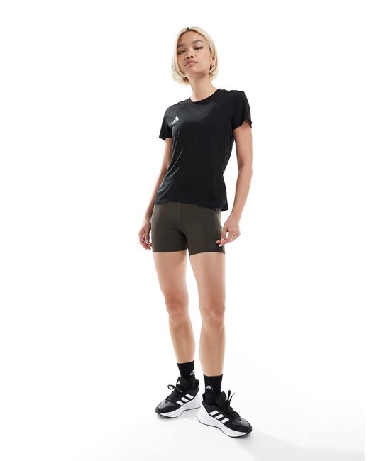 Adidas Originals Black Adidas Running Adizero T-shirt