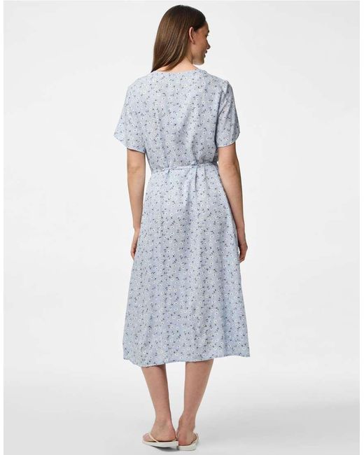 Vestido Midi De Pieces de color Blue