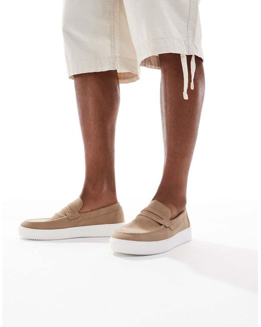 Brave Soul Brown Slip-on Loafer for men