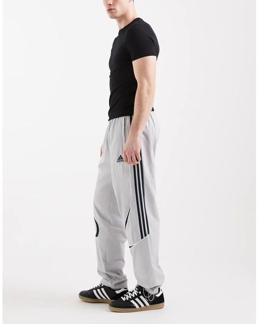Adidas Originals White Teamgeist Adicolor Trackpant for men