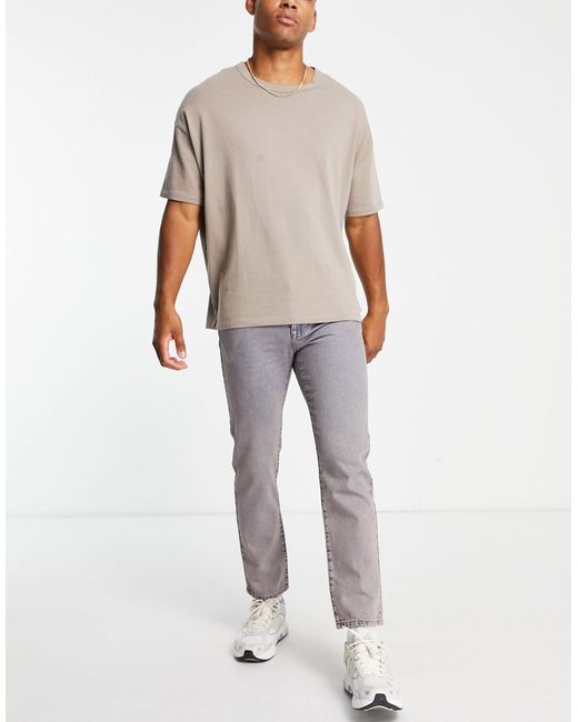 Topman White Straight Jeans for men