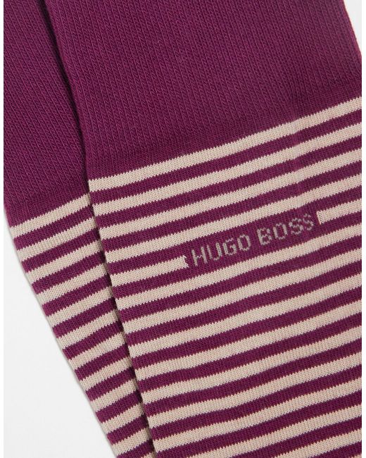 Chaussettes HUGO pour homme en coloris Purple