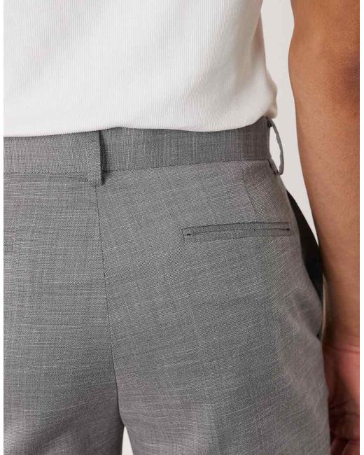 ASOS Gray Tapered Suit Pants for men