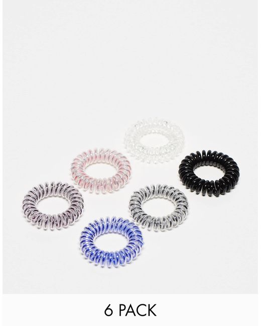 Invisibobble White – power be visible – haargummi-spiralen (6 power-spiralen)