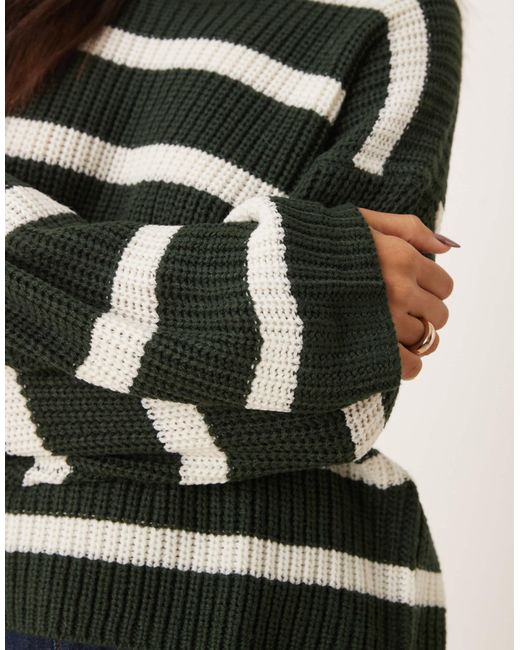 Jdy Blue – gestreifter pullover