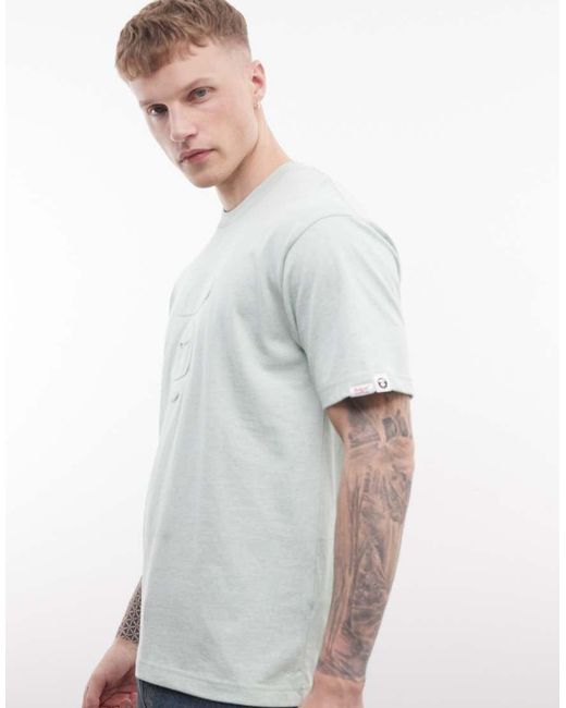 Aape By A Bathing Ape Gray Aape By A Bathing Ape T-Shirt for men