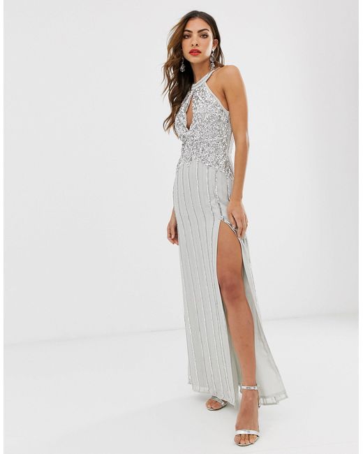 frock and frill grey dress