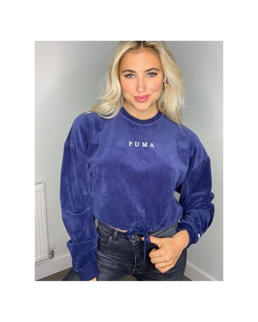 puma blue jumper