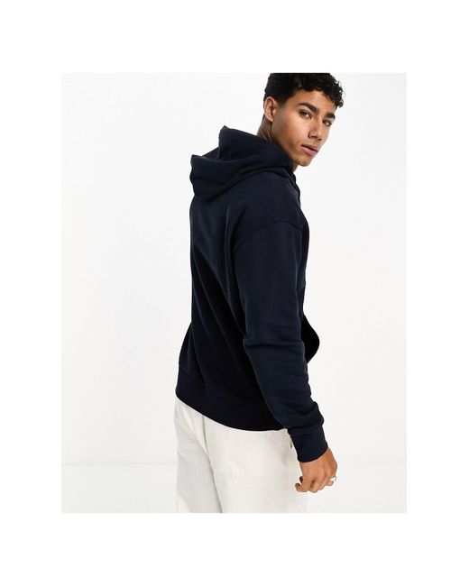 Calvin Klein – hero – bequemer kapuzenpullover in Blue für Herren