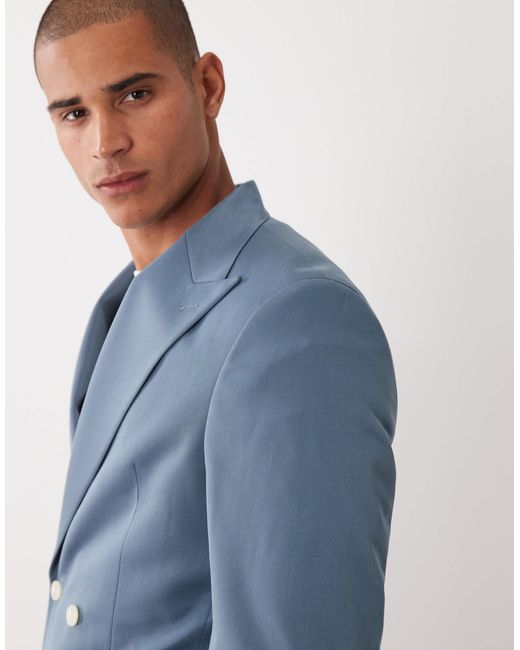 ASOS Blue Regular Suit Jacket for men