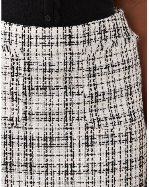 ASOS Natural Mini Skirt With Patch Pocket