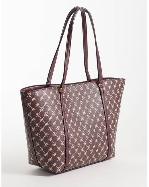 Mango Brown Monogram Tote Bag