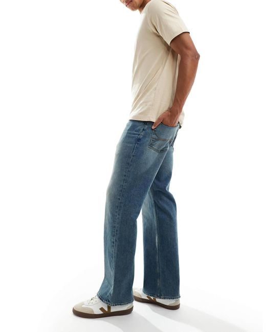 Hollister Blue Bootcut Jean for men