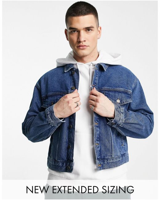 asos-90-s-denim-jacket-in-blue-for-men-lyst-canada