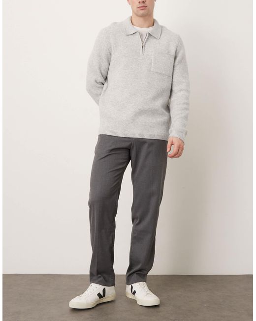 Pantalon classique élégant Mango pour homme en coloris Gray