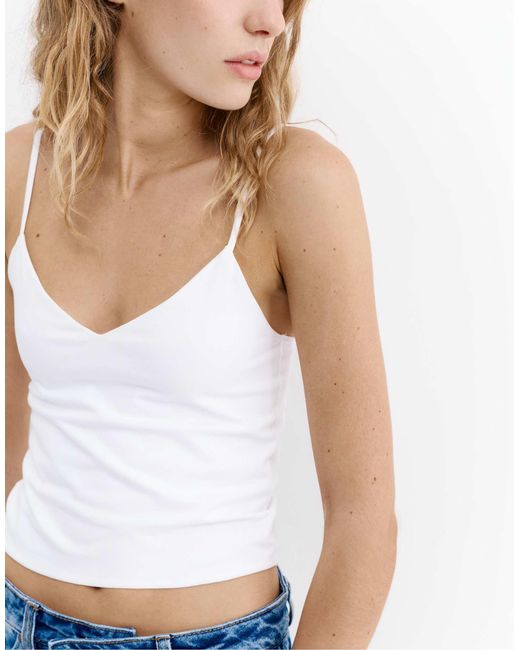 Pull&Bear White – oberteil