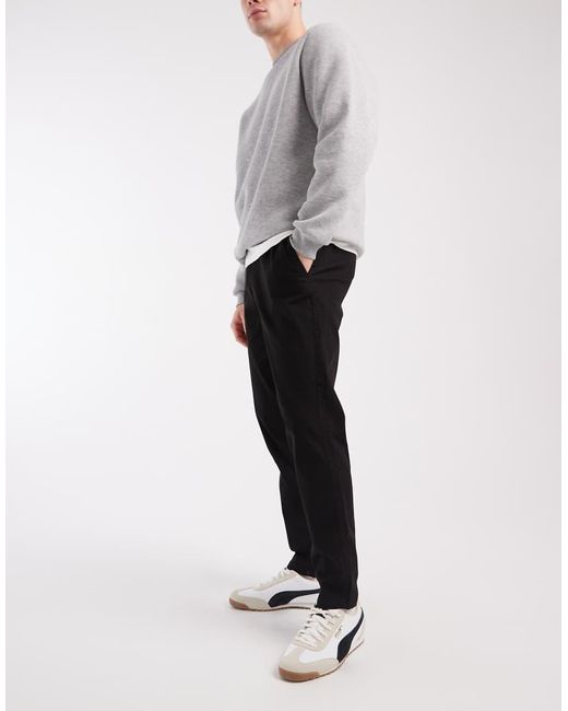Jack & Jones Gray Drawstring Waist Chino for men
