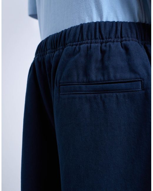 Topman Blue Barrel Trouser for men