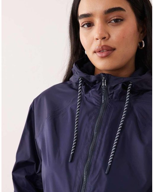 Regatta Blue Waterproof Brindel Pack-It Hooded Jacket