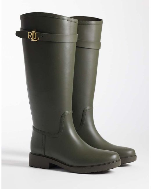 Ralph Lauren Green Portiah Rubber Boot