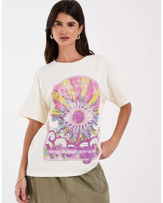 Wrangler White Girlfriend Tee
