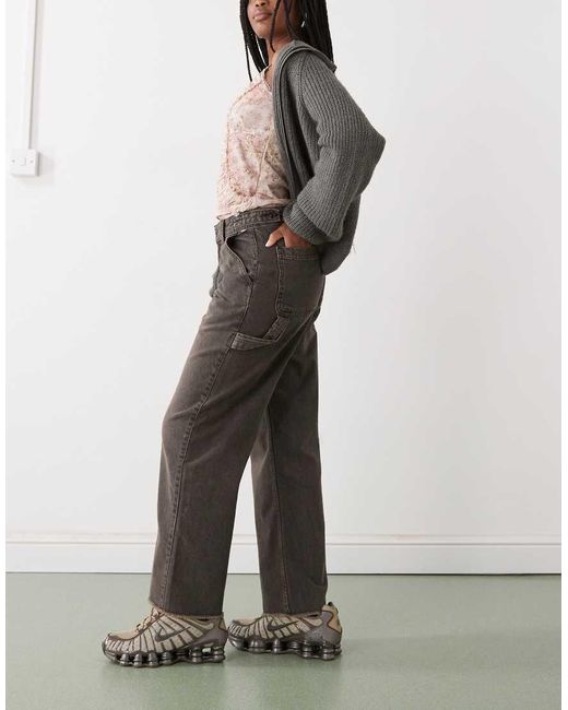 Pantalones Gris Efecto Tintado Emily De Vans de color Multicolor