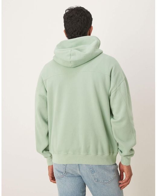 Abercrombie & Fitch – essential – kapuzenpullover in Green für Herren