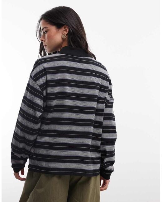 Carhartt Black Bronson Long Sleeve Polo