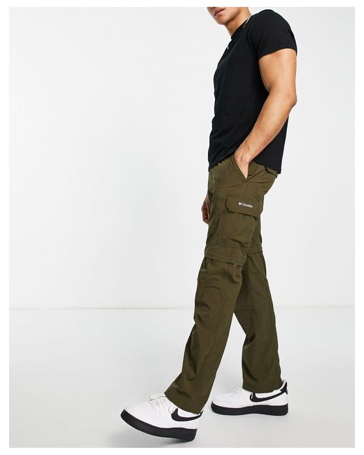 Columbia Silver Ridge Ii Convertible Cargo Trousers in Green for