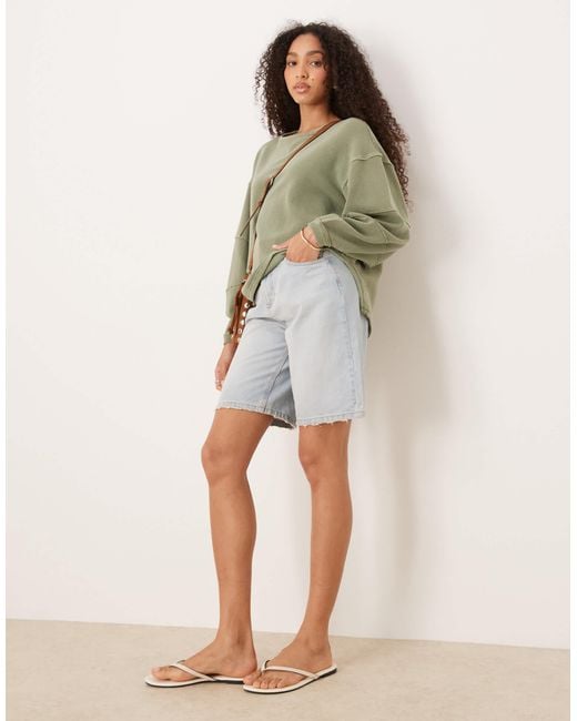 Free People Green Total Eclipse Tee
