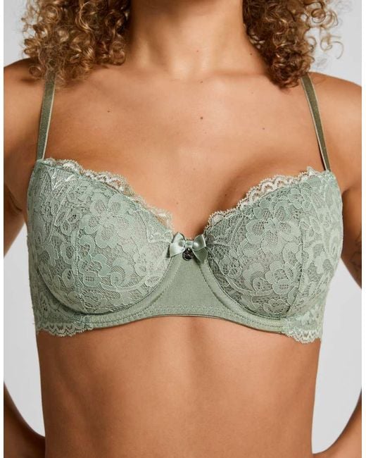 Hunkemöller Green Marine Padded Underwired Bra