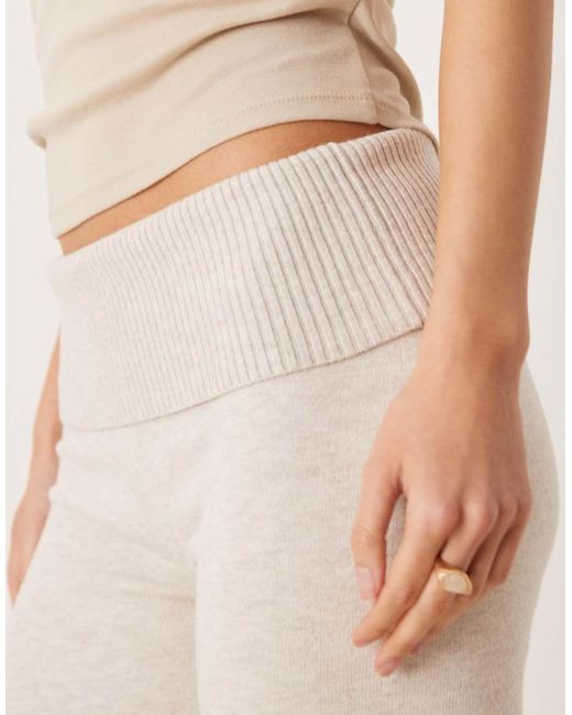Hollister Natural Gilly Hicks Loungewear Lightweight Knit Bootleg Trousers Mix & Match
