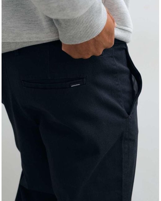 Jack & Jones Blue Slim Fit Chinos for men