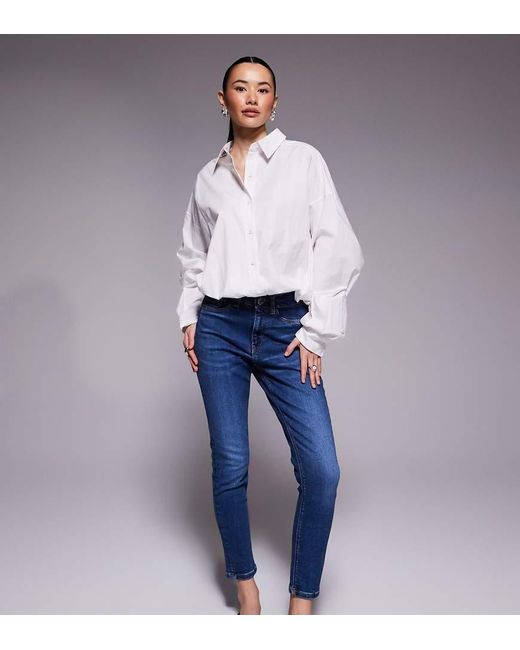 River Island Blue Sculpt Fit Jeans