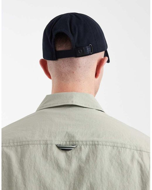 Fred Perry Blue Pique Classic Logo Cap for men