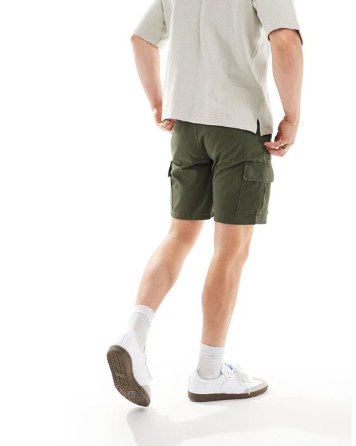 New Look Gray Cargo Shorts for men