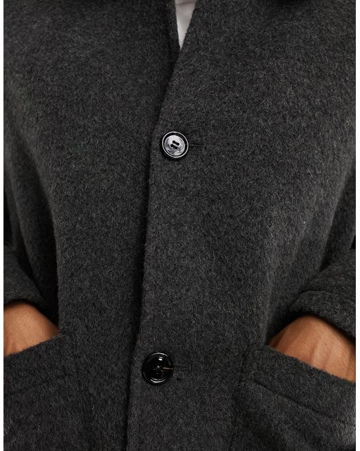Rory - veste en laine mélangée bouclée - foncé Weekday pour homme en coloris Black