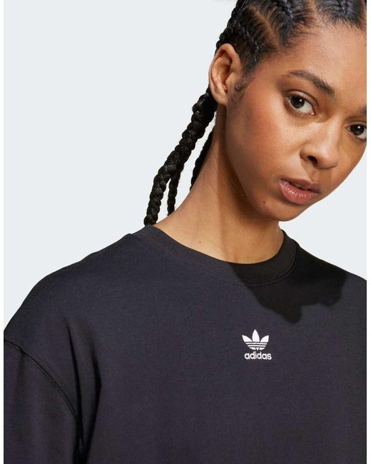 Adidas Originals Black Essentials Boyfriend T-Shirt