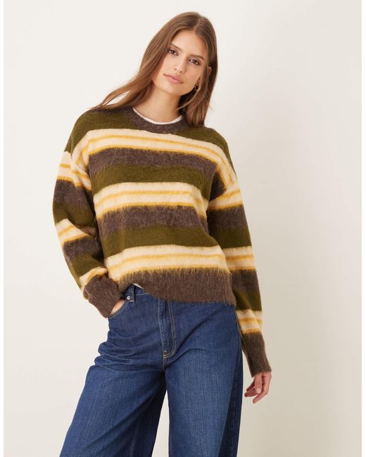 JJXX Blue – gestreifter strickpullover