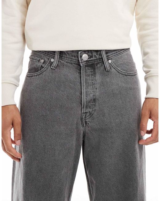 Dave - jean ultra-baggy Jack & Jones pour homme en coloris White