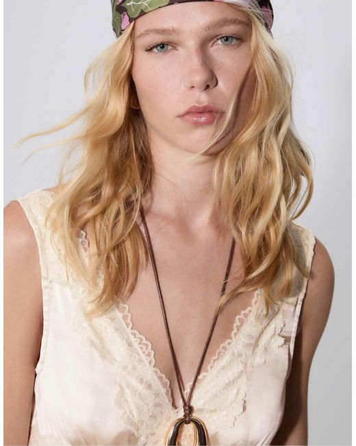 Stradivarius Natural – minikleid
