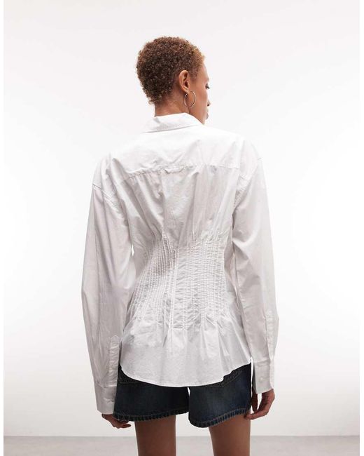 Camicia Stretta di Weekday in White