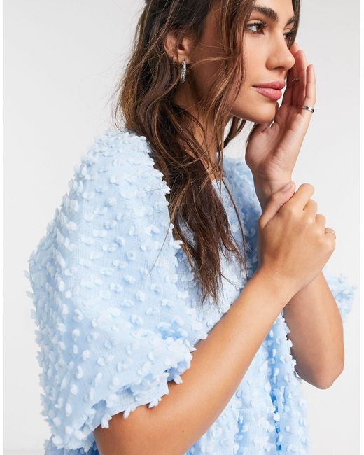 Blue Tiered Maxi Skirt in Any Season