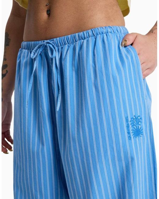 Quiksilver Blue Grattan Park Elasticated Trousers